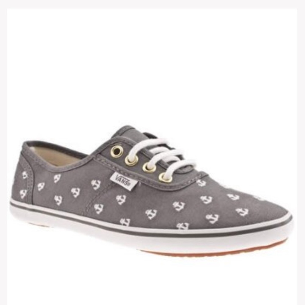 Anchor print the gray vans sneakers